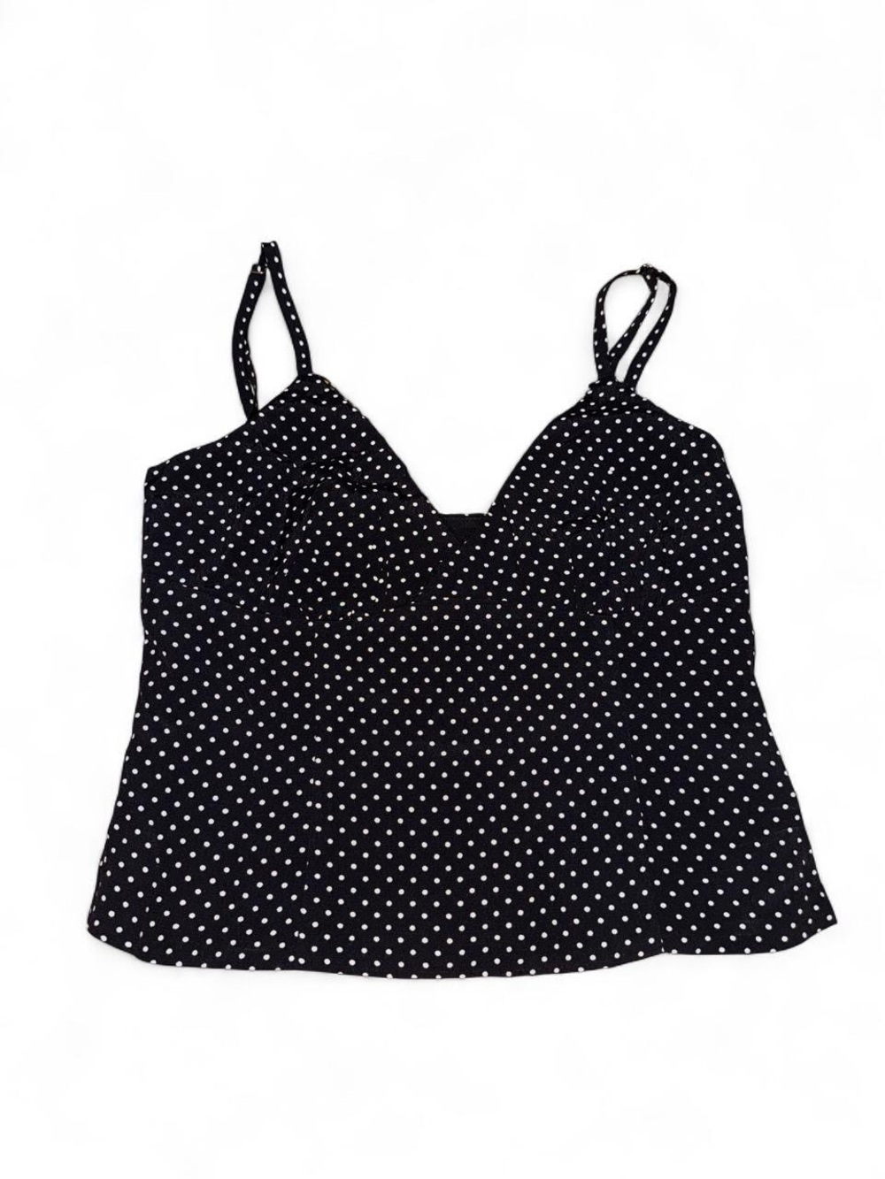 Princess Polly Black Polka Dot Spaghetti Strap Cami